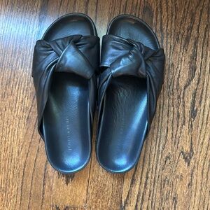 Jenni Kayne leather knot sandals